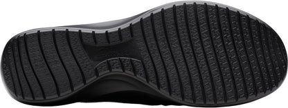 Clarks Women’s Kaetlyn Mila Leather Slip-On Loafers, Black Crinkle Patent Synthetic