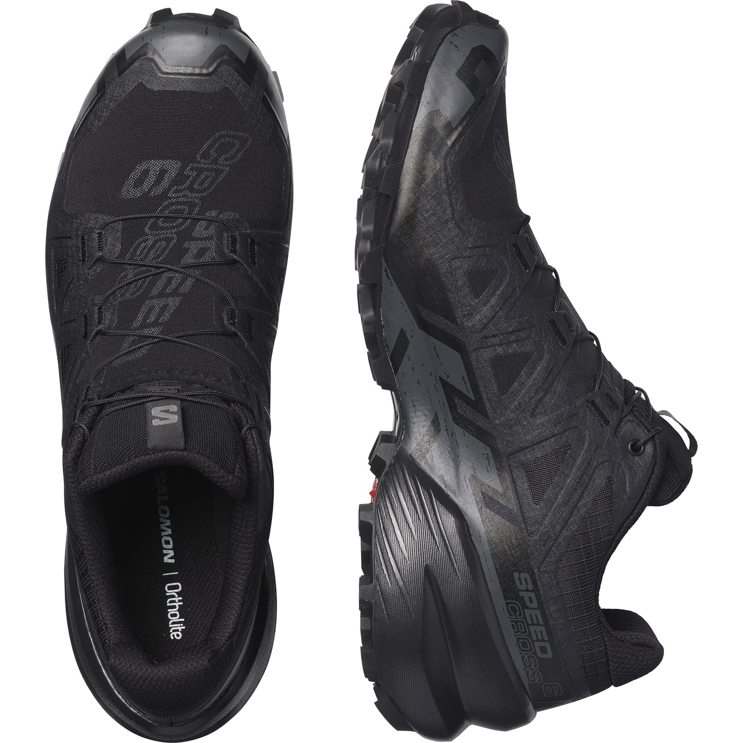 Salomon Mens Speedcross 6 Black/Black/Phantom