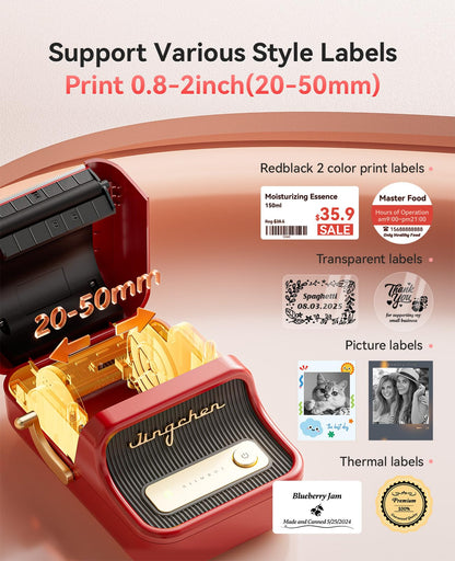 NIIMBOT Fabricante de Etiquetas B21 Pro (300DPI / Rojo)