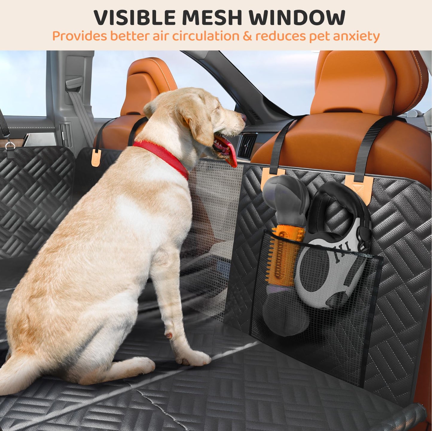 PROZAR Funda Extensora de Asiento Trasero para Perros (51")