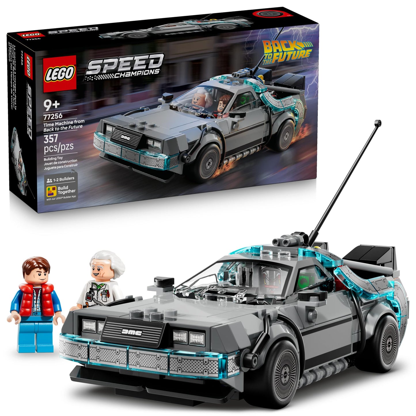 LEGO Speed Champions Máquina del Tiempo de Volver al Futuro (77256)