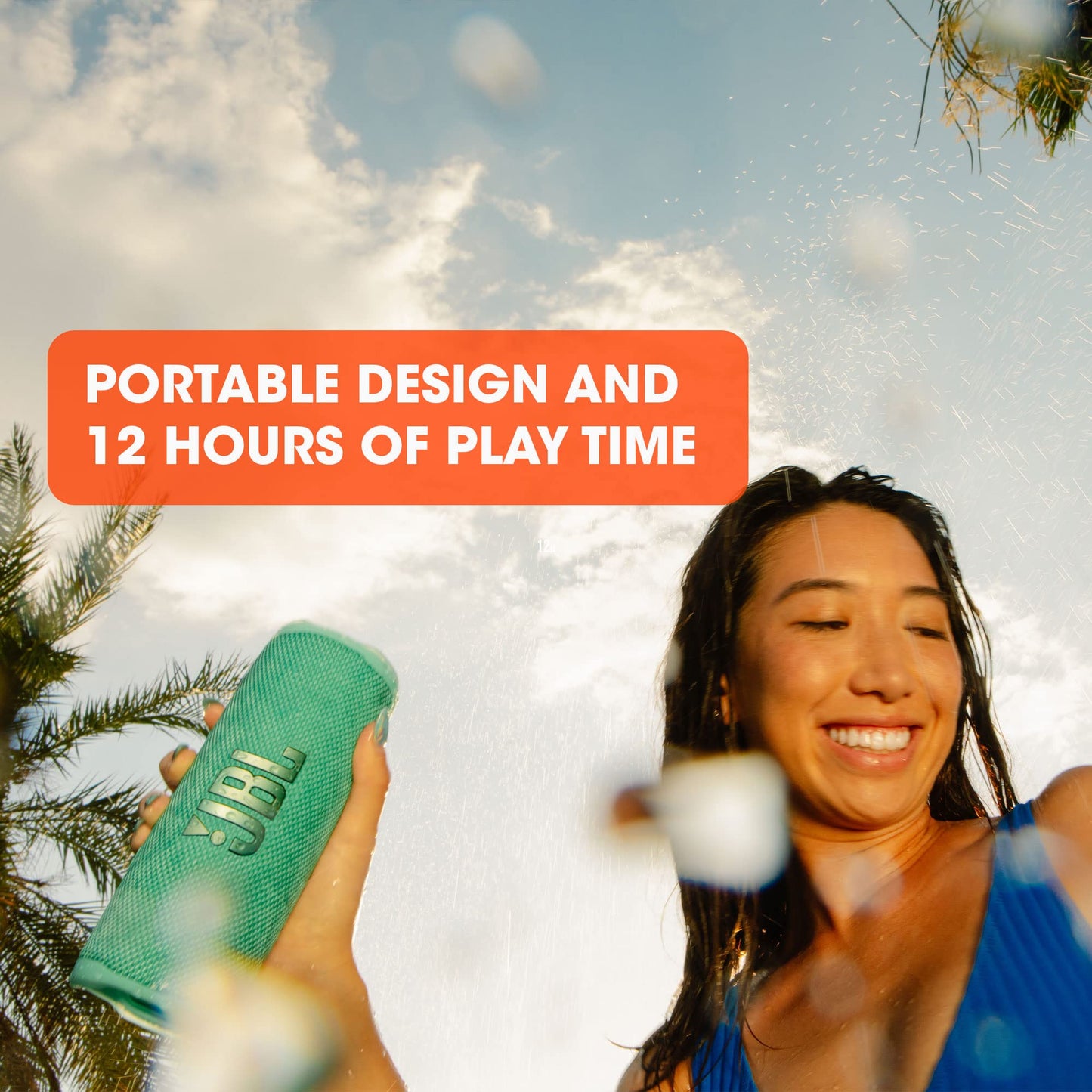 JBL Flip 6 Altavoz Portátil con Bluetooth (Azul / 12 Horas)