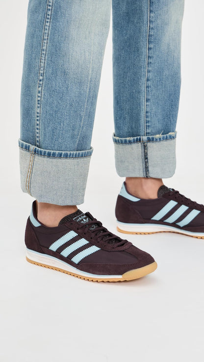 adidas Womens Sl 72 Og Sneakers Shoes Casual - Brown - Size