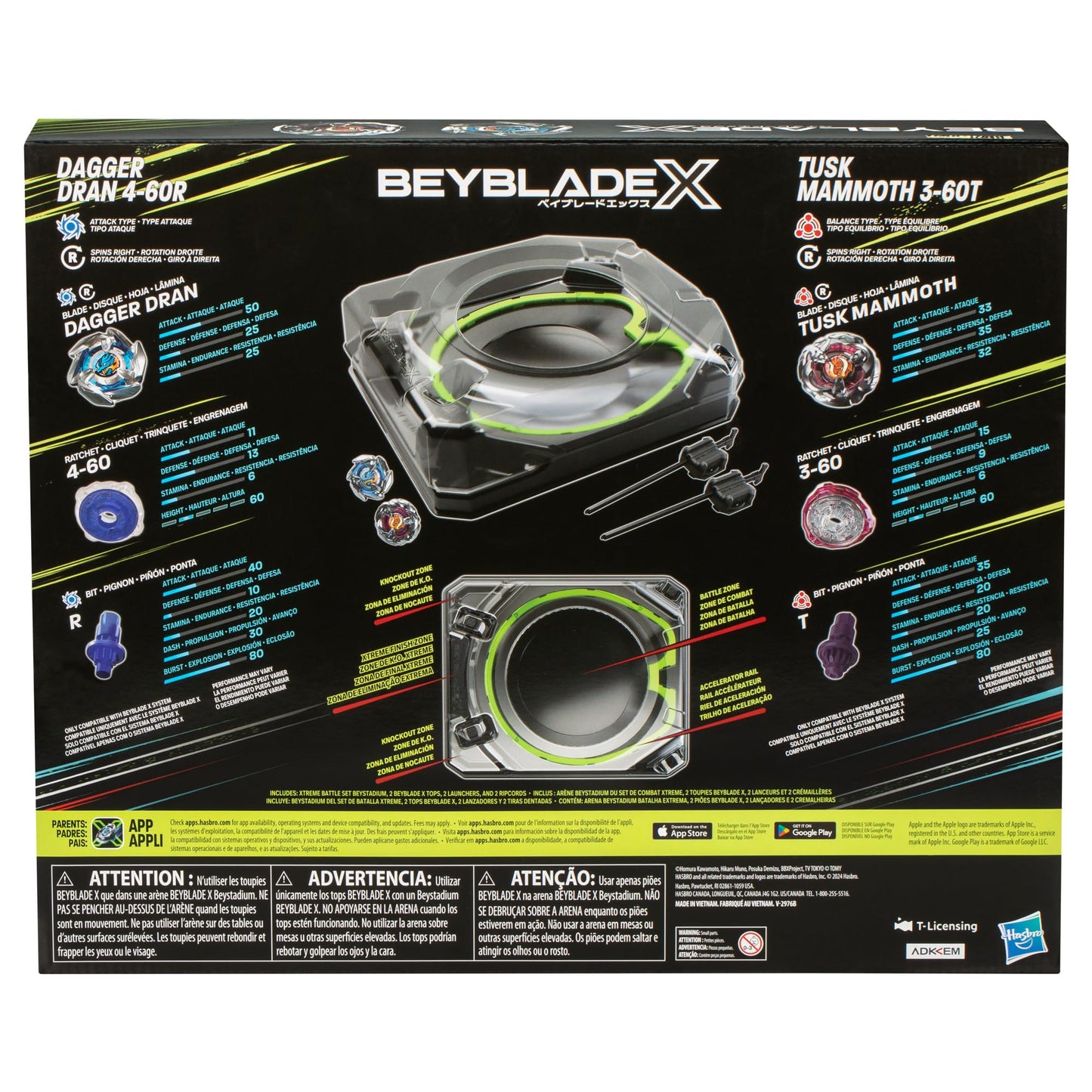 Set de Batalla Beyblade X Xtreme (A partir de 8 años)