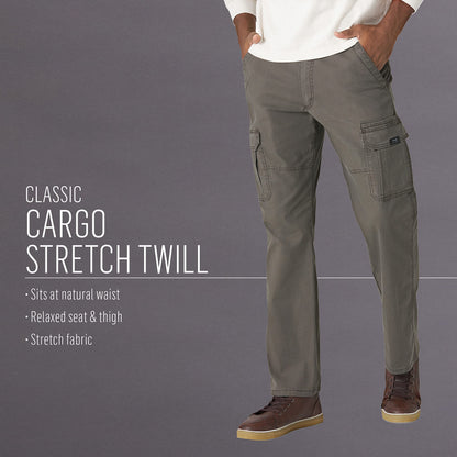 Wrangler Authentics Pantalones Cargo Informales de Ajuste Relajado (Elmwood / 34W x 32L US)
