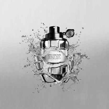 Viktor&Rolf Spicebomb Metallic Musk para Hombre (3 Fl Oz / EDP)