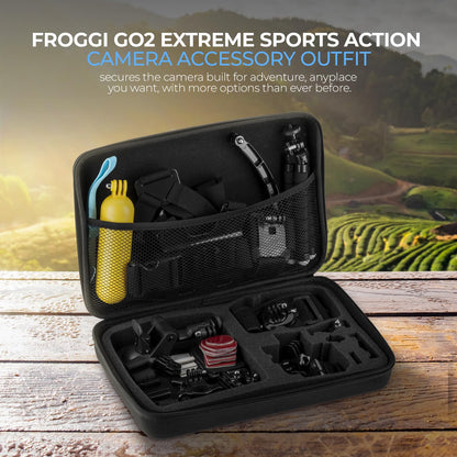 GoPro HERO13 Black Waterproof Action Camera with 5.3K60 Video, 27MP Photos, Enduro 1900mAh Battery, 64GB SanDisk microSD Card, 47-Piece Accessory Kit, 1-Year Warranty