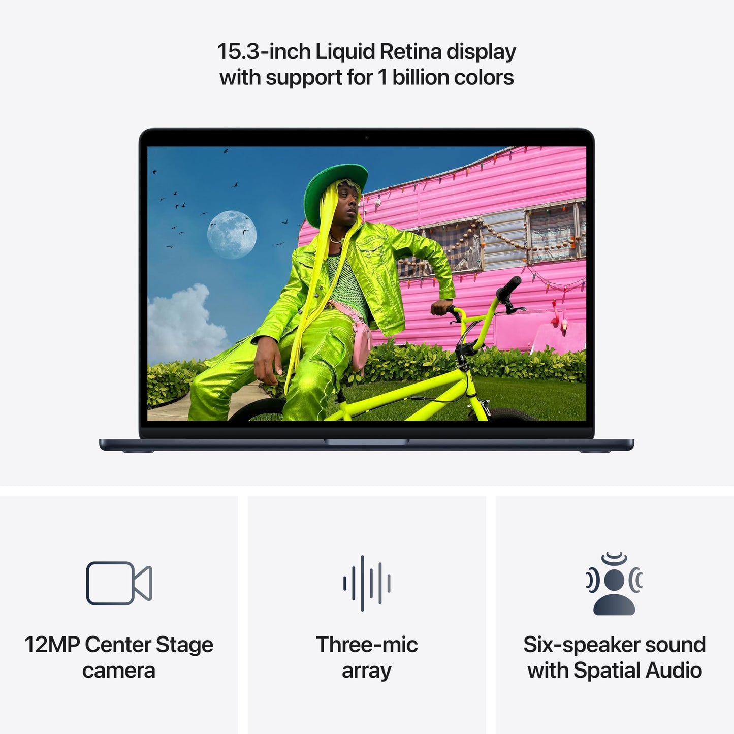 Apple Laptop MacBook Air 2026 con Chip M5 de 15 pulgadas (512GB / 16GB RAM)