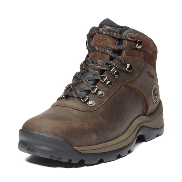 Timberland Men's Flume Mid Waterproof Hiking Boot, Dark Brown-NEW 2024