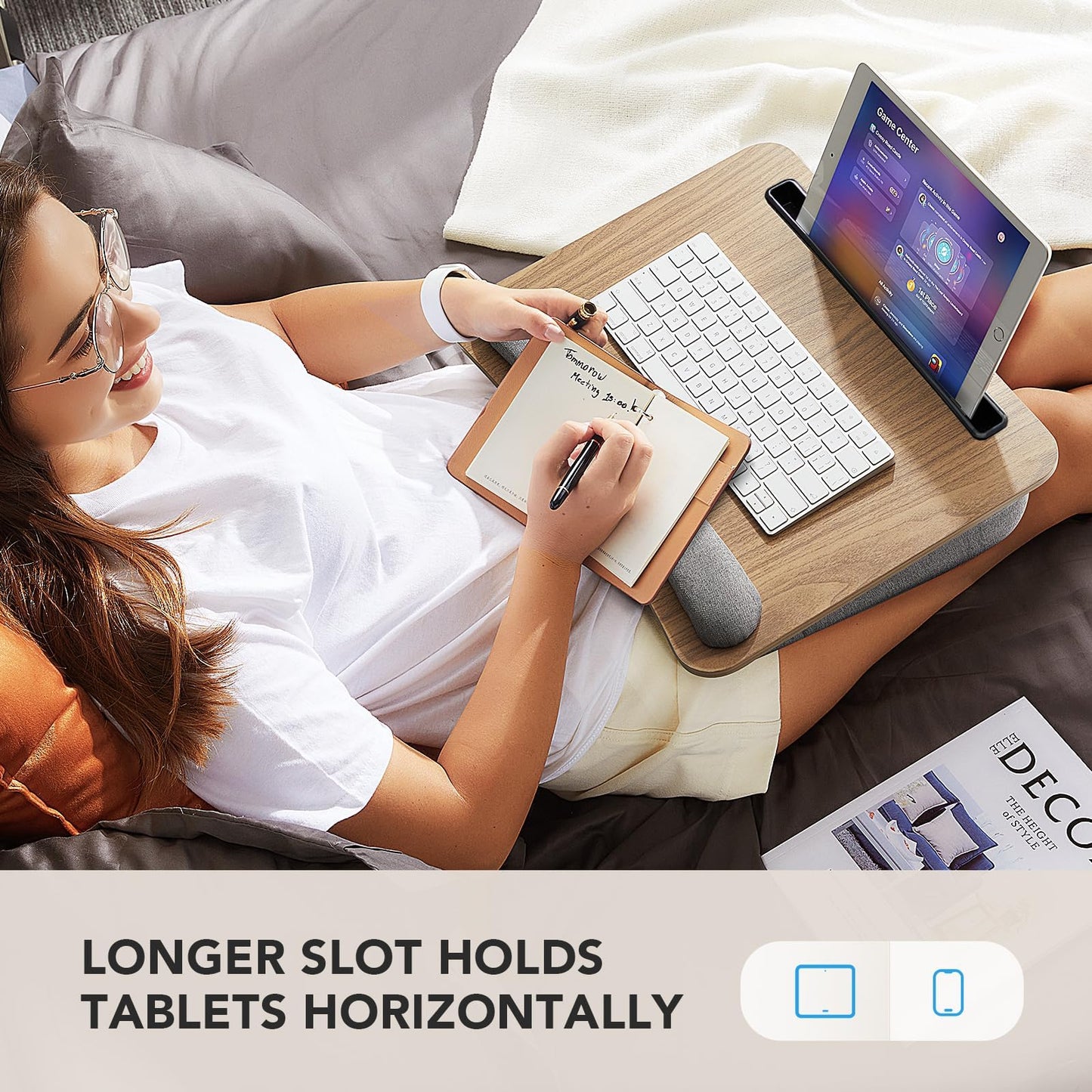 HUANUO Escritorio de Regazo para Laptop (Hasta 15.6")