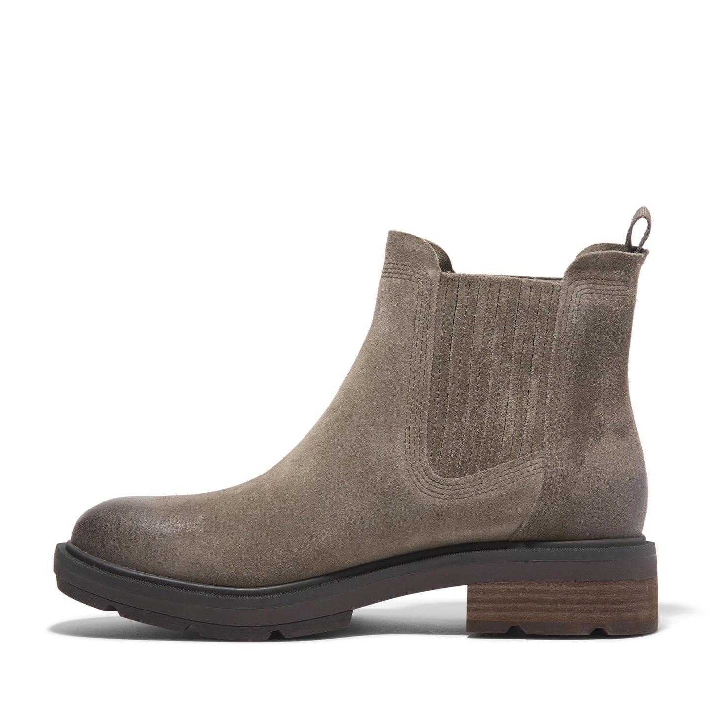 Timberland Women's Brimfield Mid Chelsea Boot, Medium Brown Suede