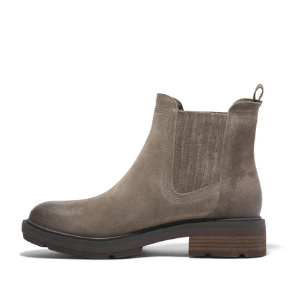Timberland Women's Brimfield Mid Chelsea Boot, Medium Brown Suede