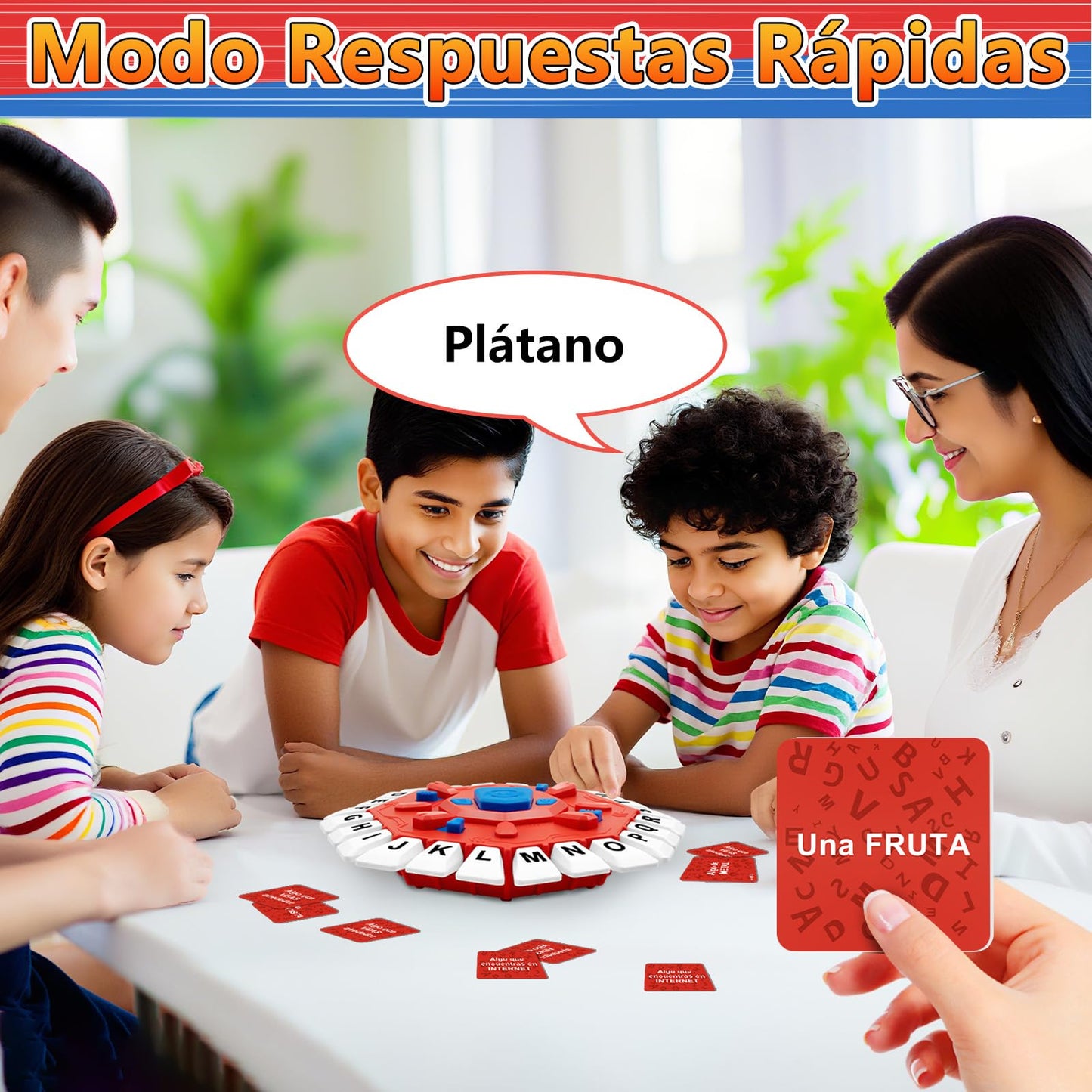 Resflycheng Juego de Mesa Interactivo (35 Tarjetas / 2 Modos)