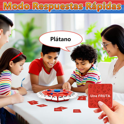 Resflycheng Juego de Mesa Interactivo (35 Tarjetas / 2 Modos)