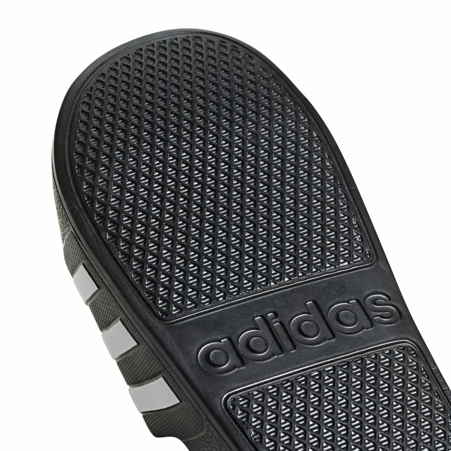 adidas unisex-adult Adilette Aqua Slides Black/White/Black 12