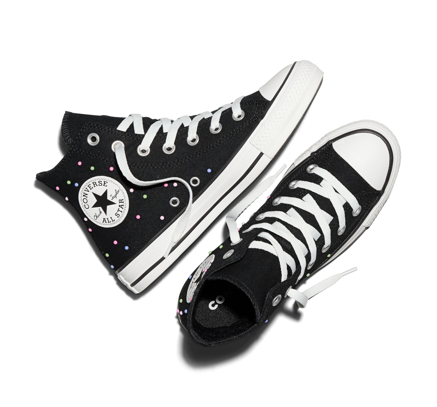 Converse, Unisex, Chuck Taylor All Star High-Top Mini Studs, Black/Pink/Very Peri