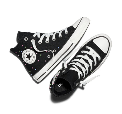 Converse, Unisex, Chuck Taylor All Star High-Top Mini Studs, Black/Pink/Very Peri