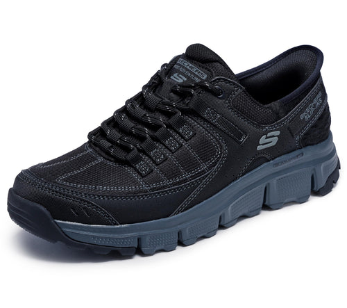 Skechers Men's Summits AT Hands Free Slip-in Sneaker, Black/Charcoal