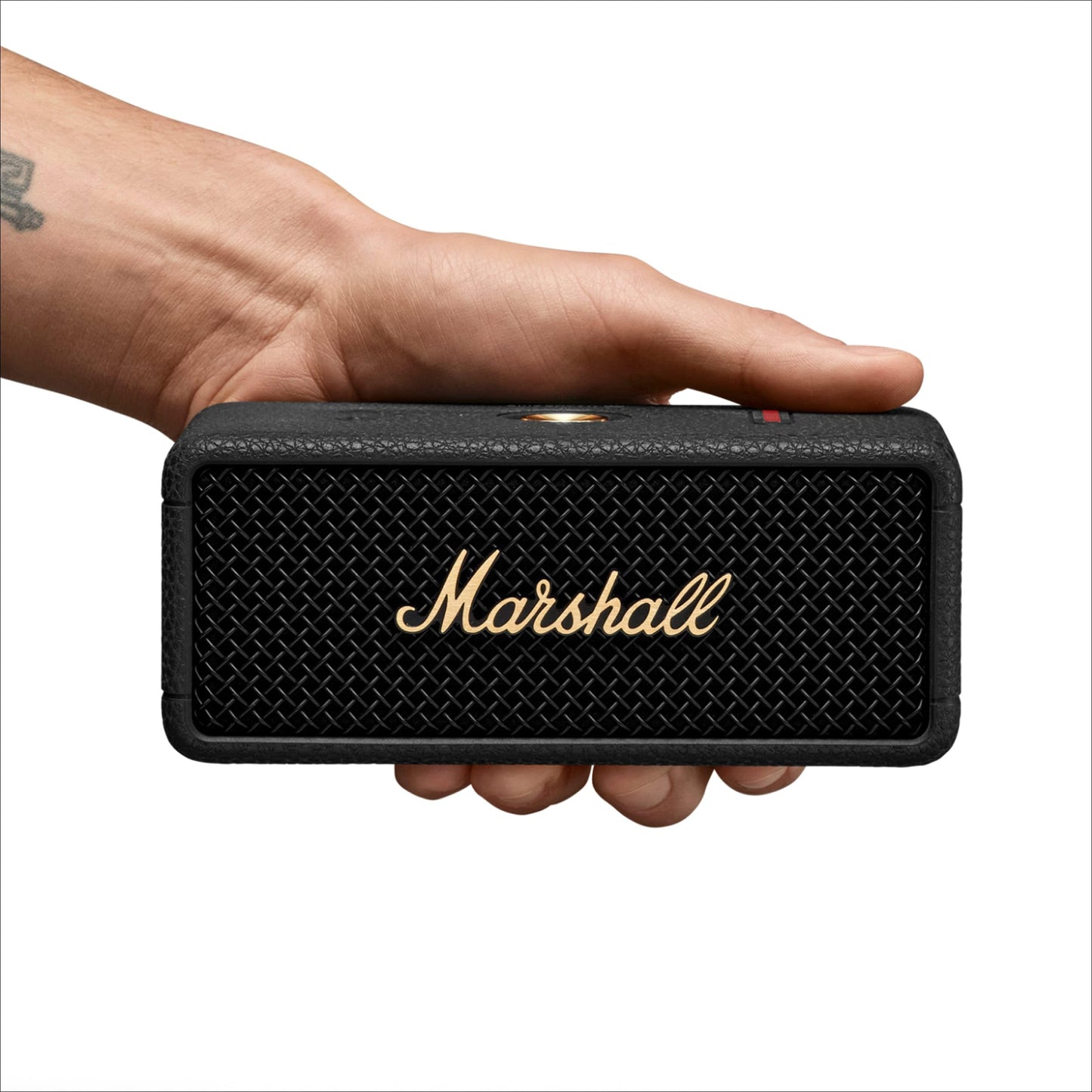 Marshall Emberton III Altavoz Portátil con Bluetooth (Negro y Latón)