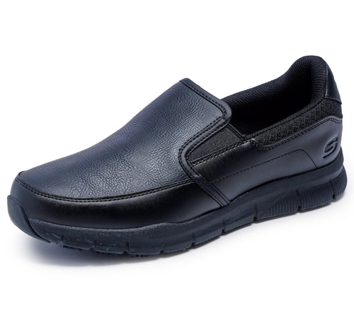 Skechers Men's Work Nampa-Groton Shoes, Black