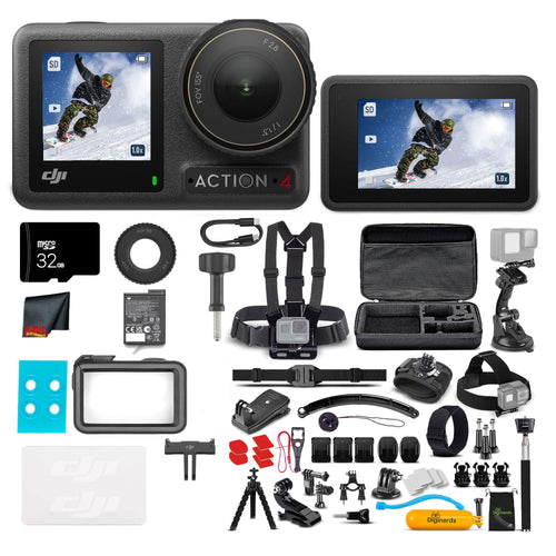 DJI Cámara de Acción Osmo Action 4 Combo Esencial (Tarjeta de 32GB)