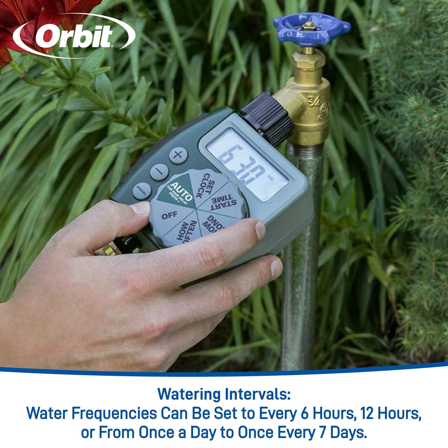 Orbit Temporizador Digital Programable para Manguera (62061)
