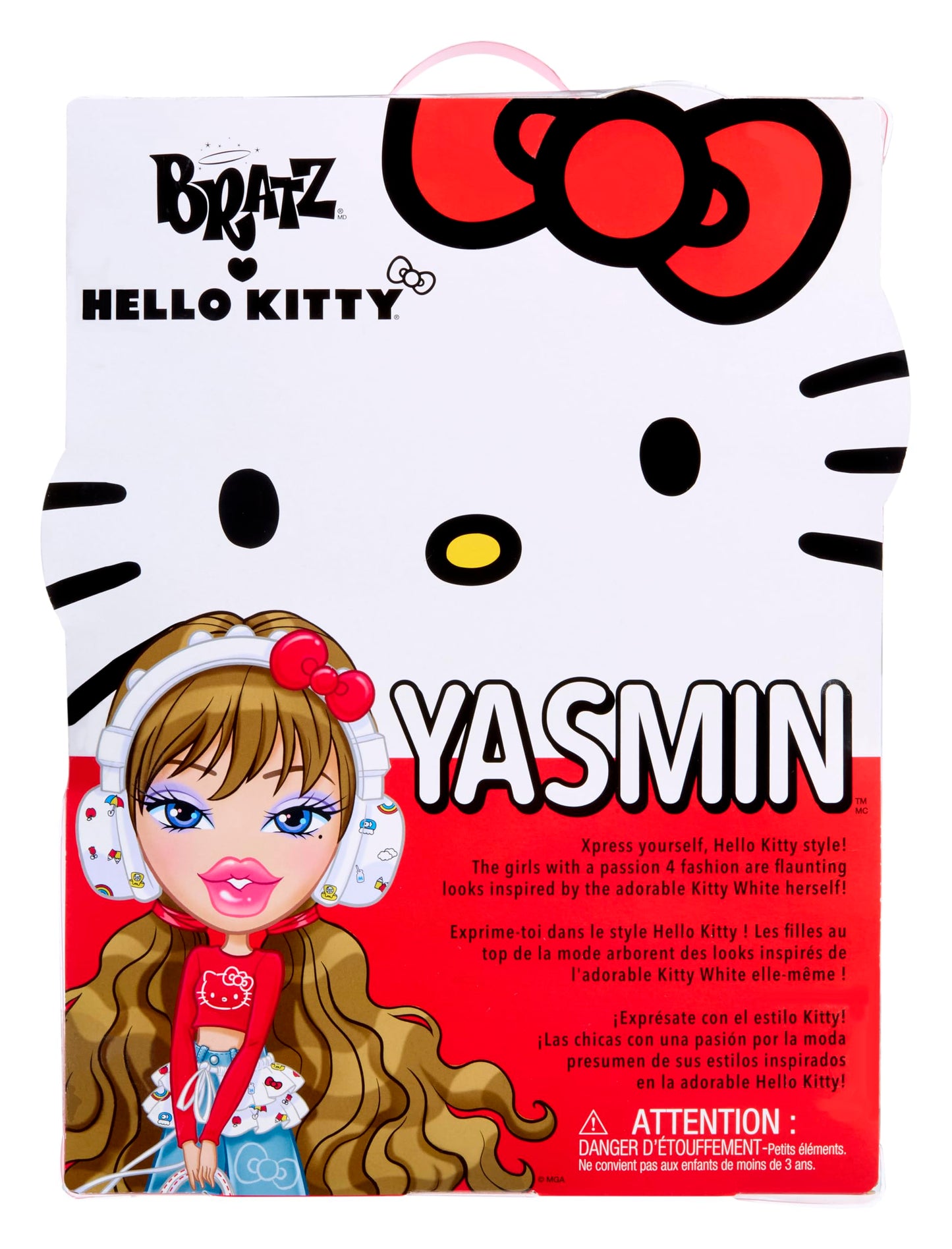 Muñeca de Moda Bratz x Hello Kitty Yasmin (Con Accesorios)