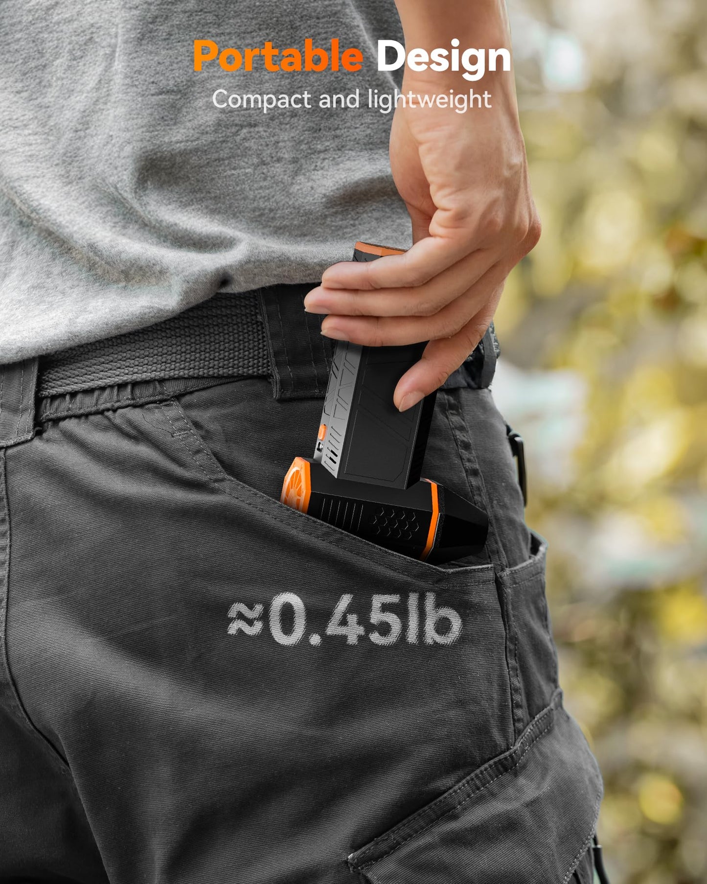 WOLFBOX Plumero de Aire Eléctrico MegaFlow 50 (110000RPM)