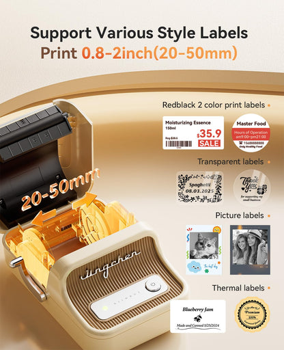 NIIMBOT Impresora de Calcomanías B21 Pro (Bluetooth / Blanco)