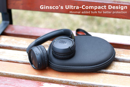 Ginsco Estuche de Viaje para Audífonos JBL y Sony (Negro)