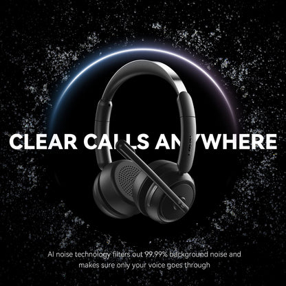 Auriculares Inalámbricos Bluetooth con Micrófono para el Trabajo (Cancelación de Ruido)