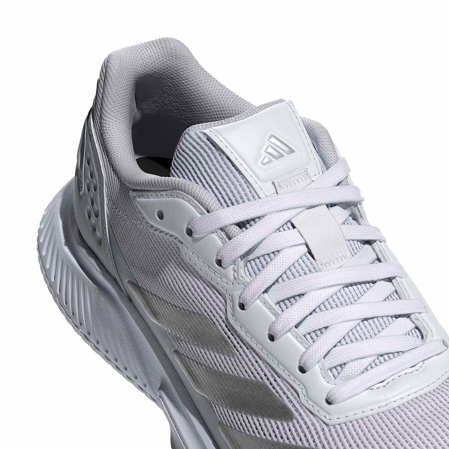 adidas Women's Courtquick Padel, White/Silver Metallic/White