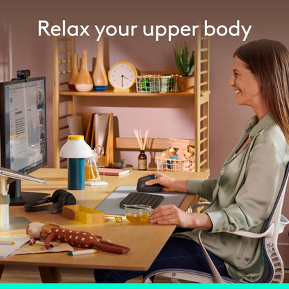 Logitech Ratón Ergonómico Vertical Lift (Inalámbrico / Grafito)