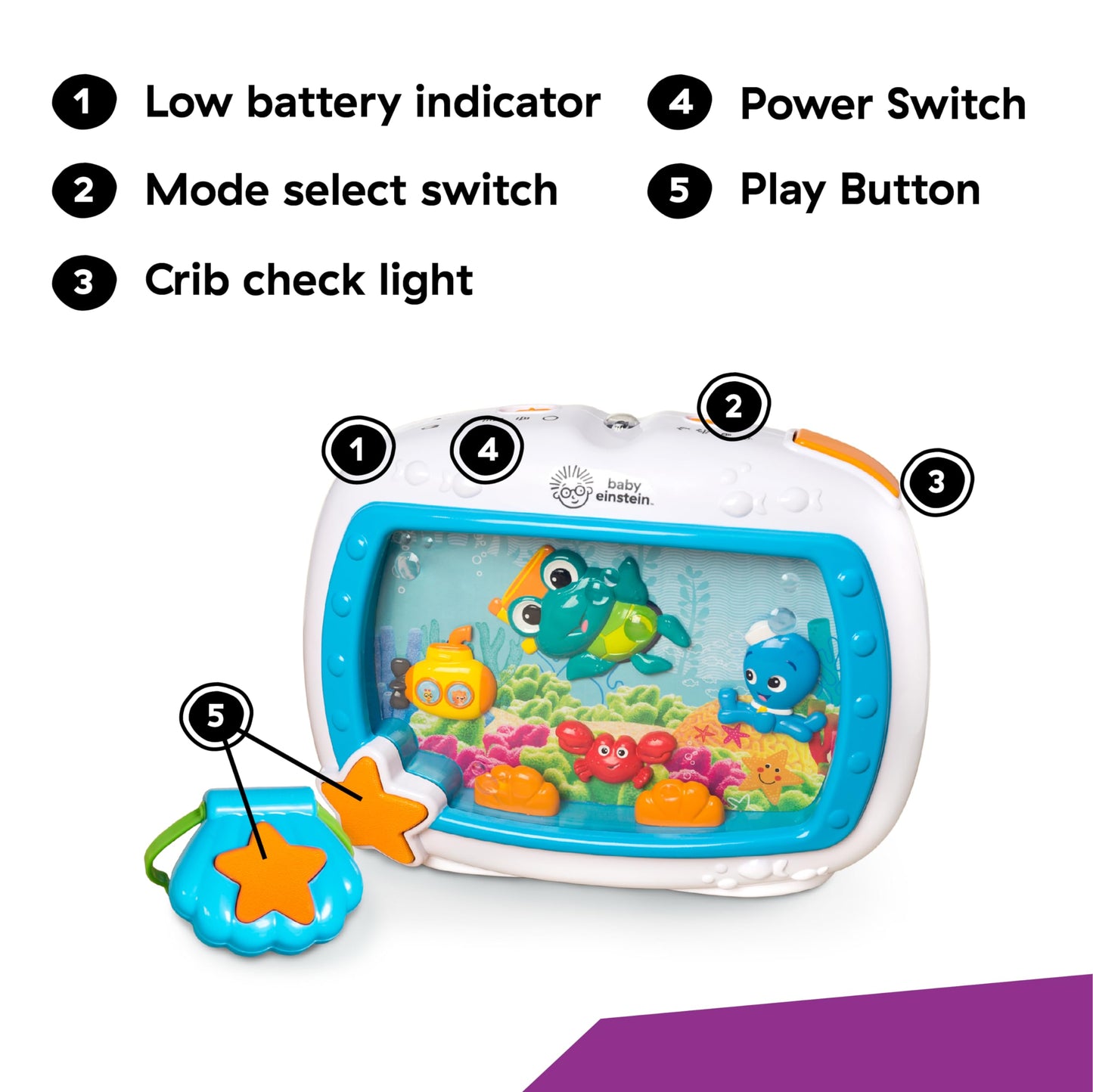 Baby Einstein Máquina de Sonido Musical Sea Dreams Soother