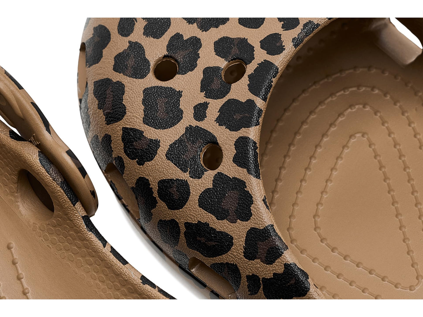Crocs Women Classic Ballet, Ballet Slippers, Sepia/Leopard