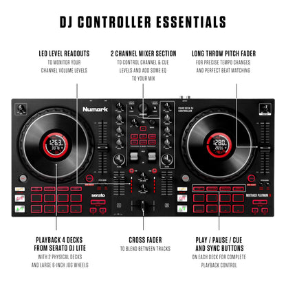 Numark Controlador Mixtrack Platinum FX Serato DJ