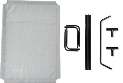 Amazon Basics Cama Elevada Transpirable para Perros (Talla XL / Gris)