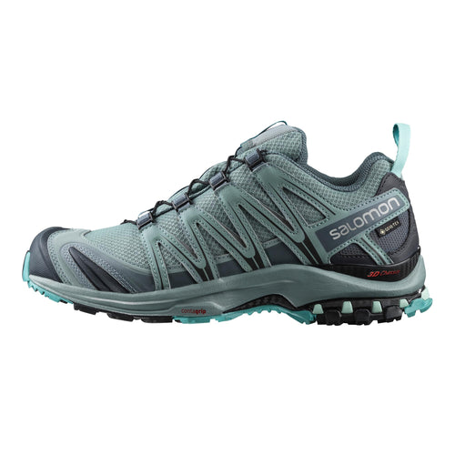 Salomon Women’s XA PRO 3D Gore-Tex Waterproof Trail Running Shoes - Lead/Stormy Weather/Meadowbrook
