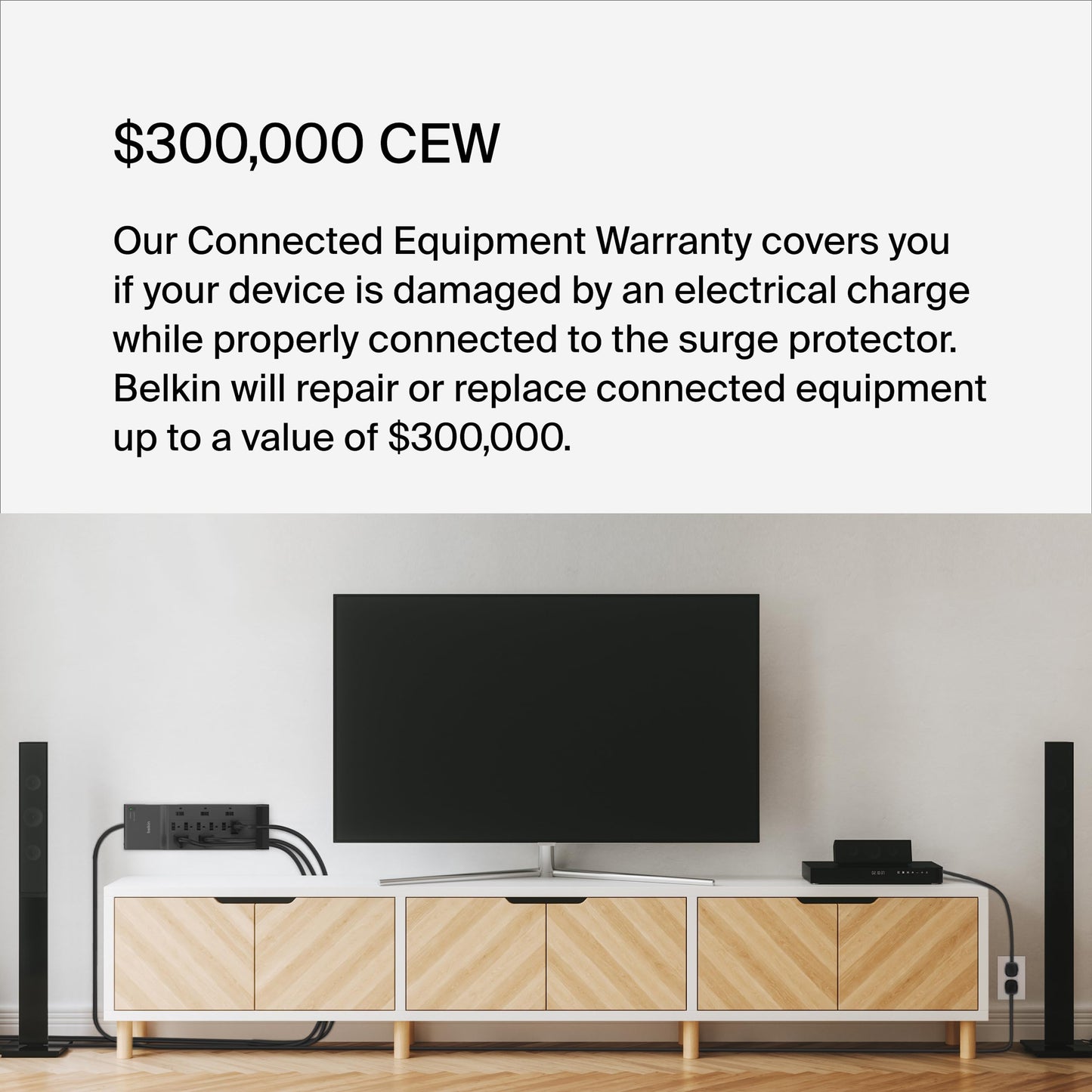 Belkin Regleta Protectora contra Sobretensiones de 12 Salidas (Cable de 8ft)