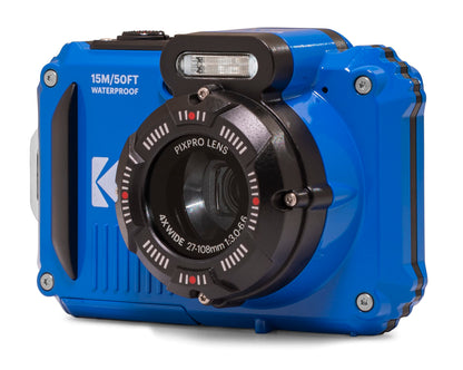 Kodak Cámara Fotográfica Digital Resistente al Agua PIXPRO WPZ2 (Azul)