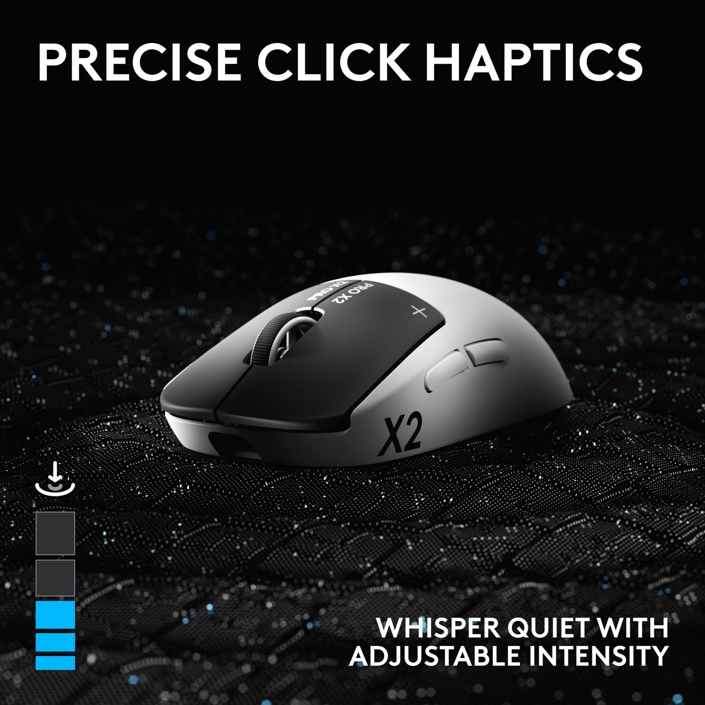 Logitech Ratón Inalámbrico para Juegos G PRO X2 SUPERSTRIKE (Blanco y Negro)