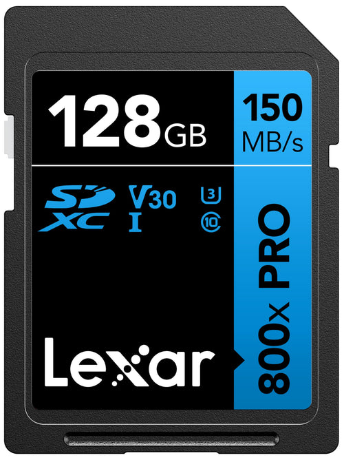 Lexar Tarjeta SD PRO de Alto Rendimiento 800x (128GB)