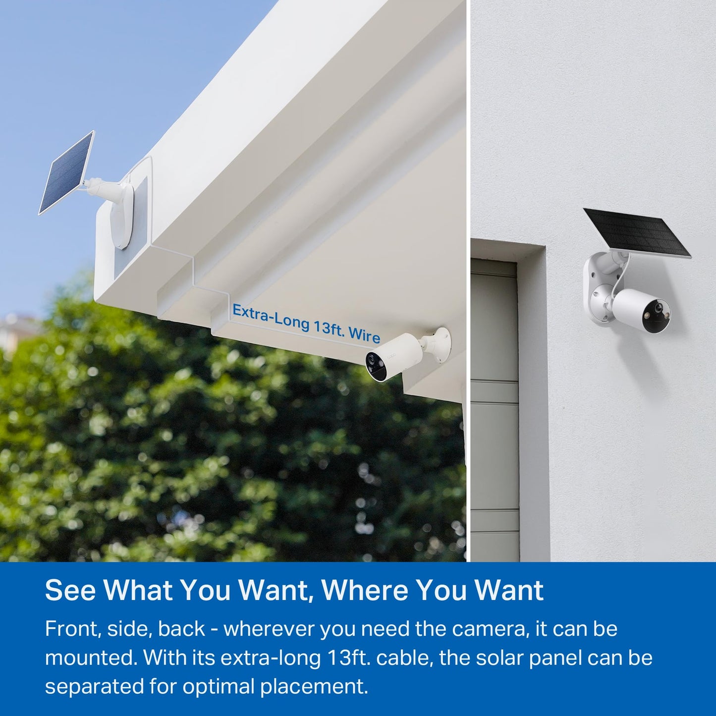 Tapo Cámara de Seguridad Inalámbrica para Exteriores SolarCam 1080p (C402 KIT)