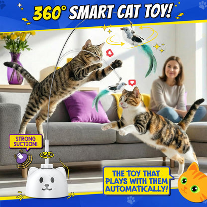 CATPICK Juguete Interactivo de Pájaro Volador para Gatos
