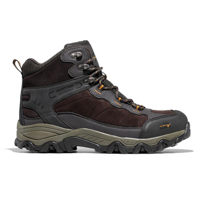 NORTIV 8 Men's Waterproof Hiking Boots Outdoor Mid Trekking Lightweight Mountaineering Shoes Paladin,Size 6.5,Brown,JS19004M