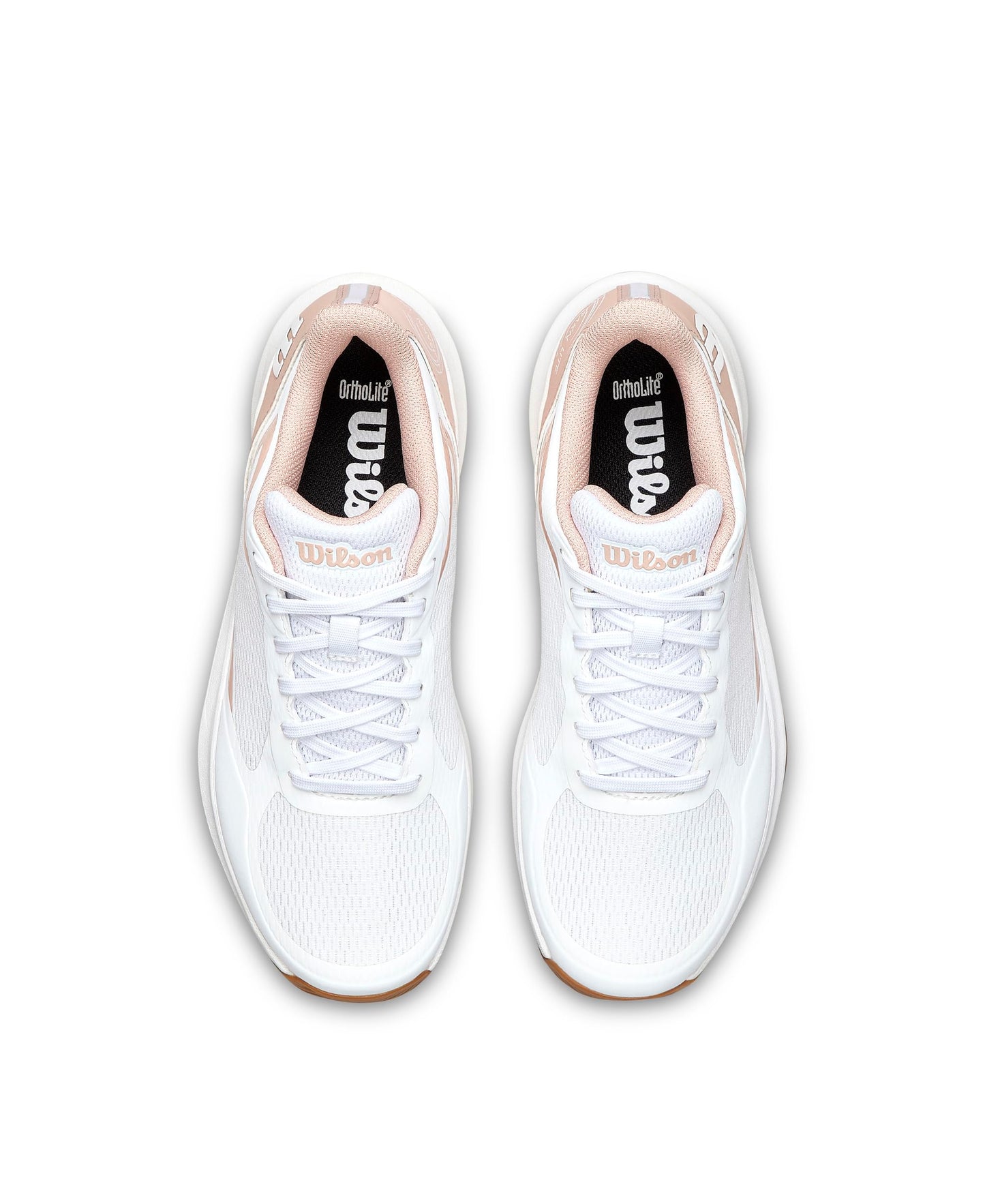 WILSON Hurakn Lite Women's Padel Shoe - White/Cameo Rose/Gum