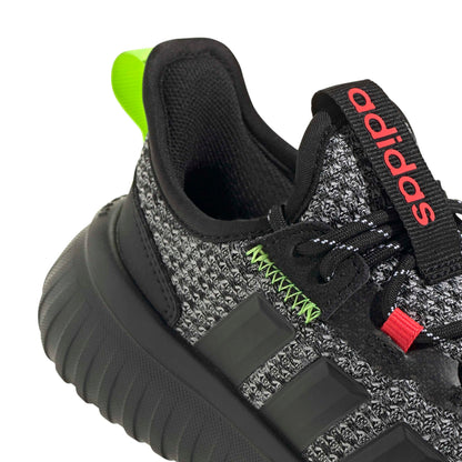 Adidas Unisex-Kids Kaptir 4.0, Black/Black/Lucid Lemon