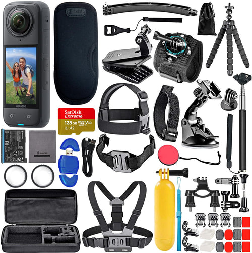 Insta360 Cámara de Acción Impermeable X4 (8K 360)