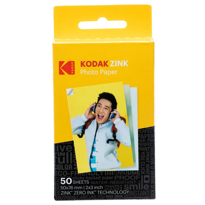 KODAK Papel Fotográfico ZINK Premium 2x3 (50 Hojas)
