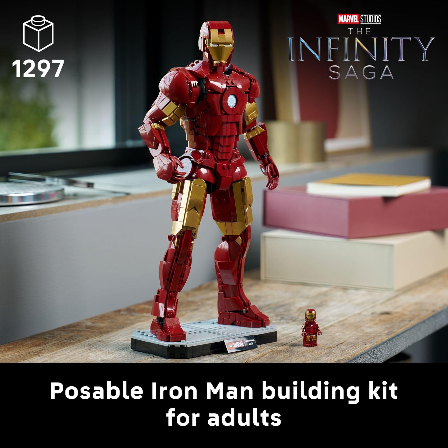 LEGO Marvel Kit de Construcción Iron Man Mark 3 Edición de Coleccionista (76344)